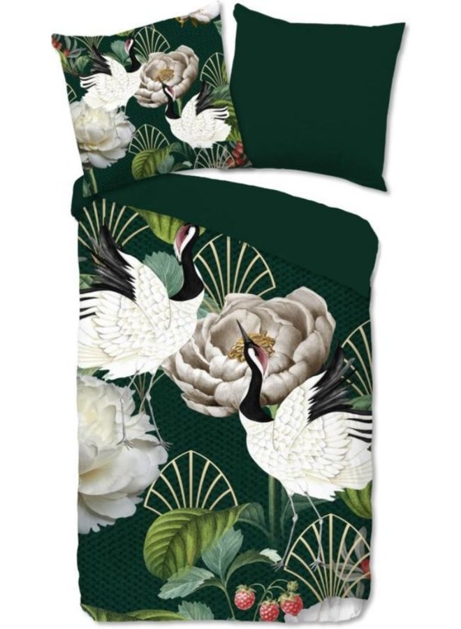 Good Morning Dekbedovertrek Luuk Groen - Katoen