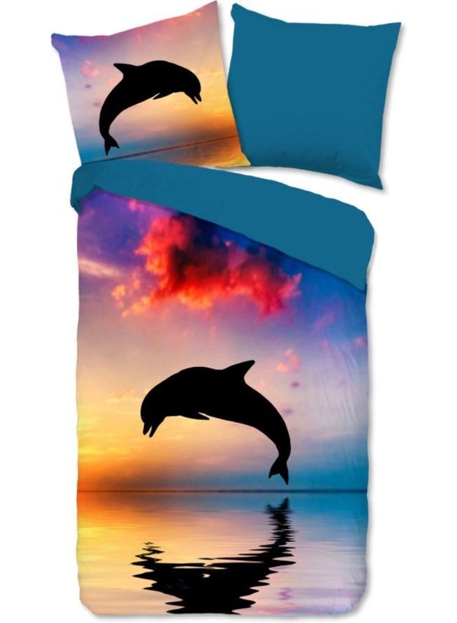 Dekbedovertrek Kids Dolphin Multi - Katoen PL3