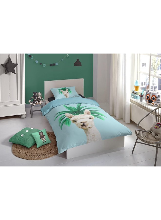 Good Morning Dekbedovertrek Kids Pallama Blauw - Katoen