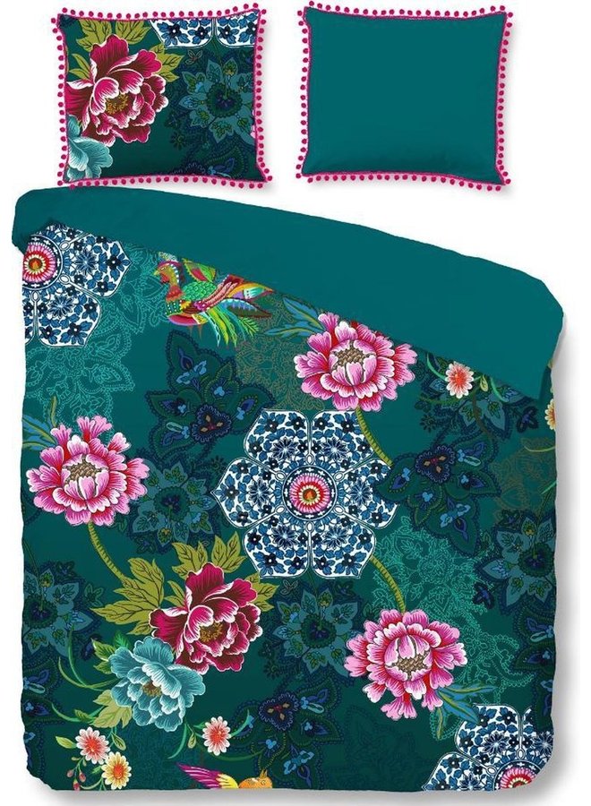 Dekbedovertrek Ceylon Groen - Percale Katoen