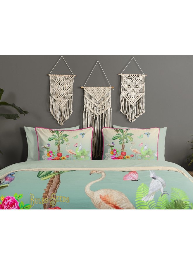 Happiness Dekbedovertrek Botanica Groen - Percale Katoen