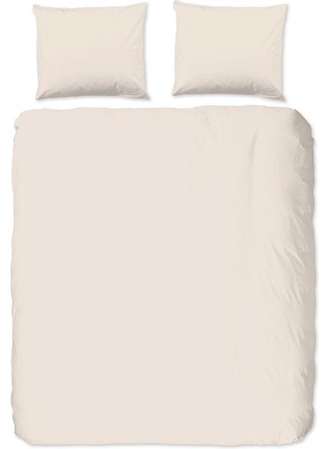 Dekbedovertrek Uni Lichtzand - Katoensatijn PL1