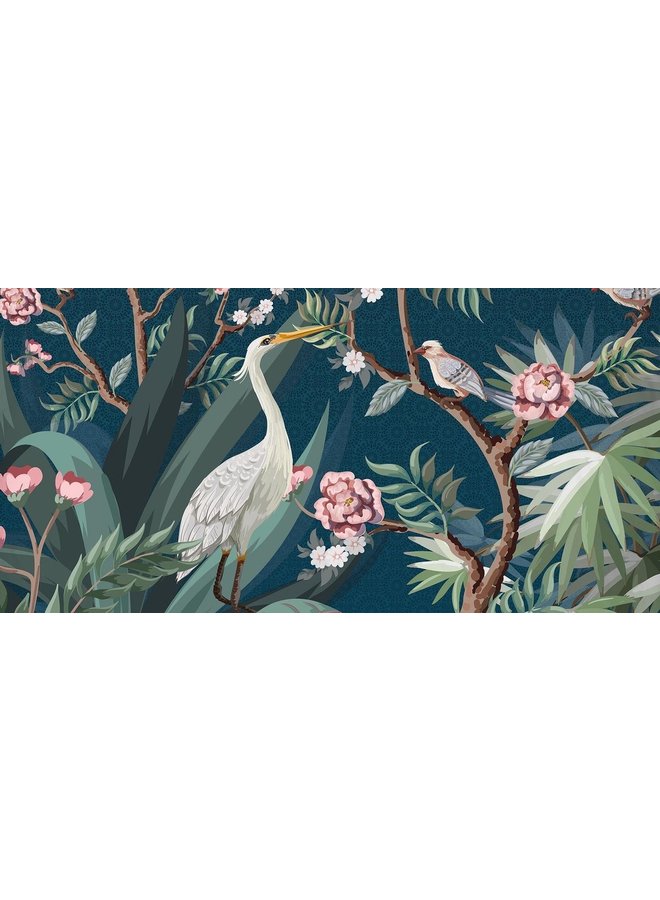 Descanso Dekbedovertrek Sarenza Petrol - Biologisch Katoensatijn