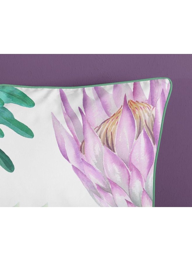 Descanso Dekbedovertrek Volterra Groen - Biologisch Katoensatijn