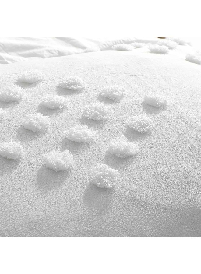 Papillon Dekbedovertrek Helsinki Wit - Percale Katoen