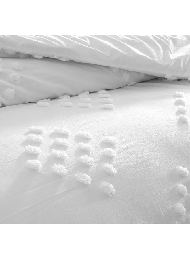 Papillon Dekbedovertrek Helsinki Wit - Percale Katoen