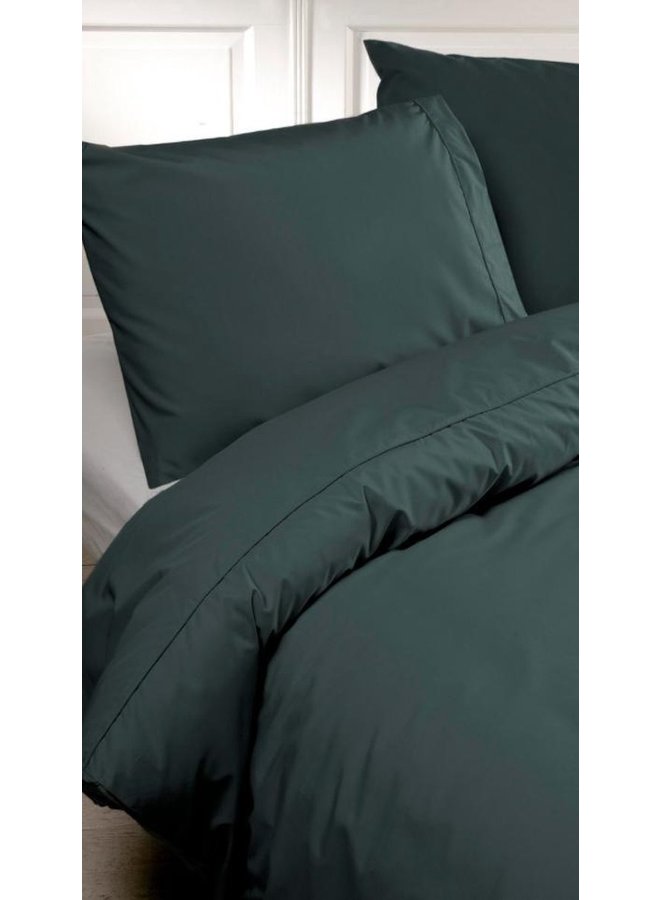 Papillon Dekbedovertrek Monte Carlo Donker Groen - Egyptisch Percale Katoen