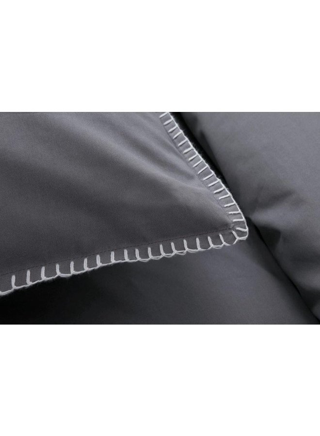 Papillon Dekbedovertrek Wellington Grijs - Percale Katoen