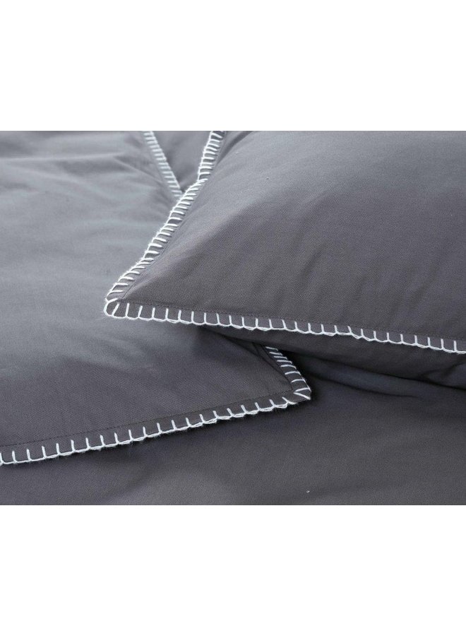 Papillon Dekbedovertrek Wellington Grijs - Percale Katoen