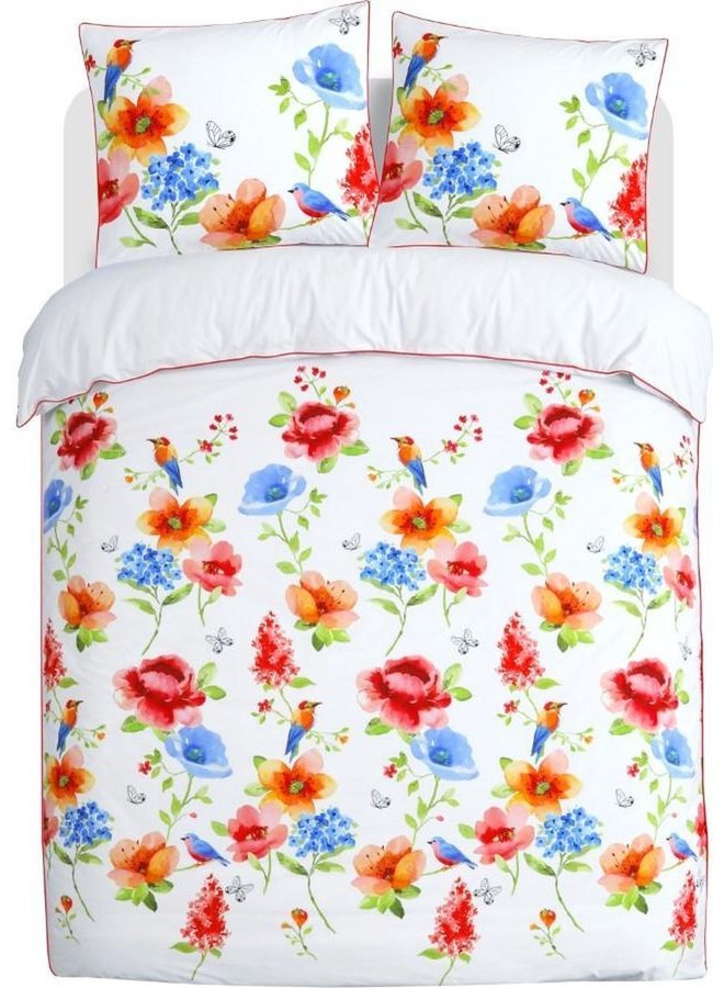 Papillon Dekbedovertrek Fiona Multi - Katoensatijn