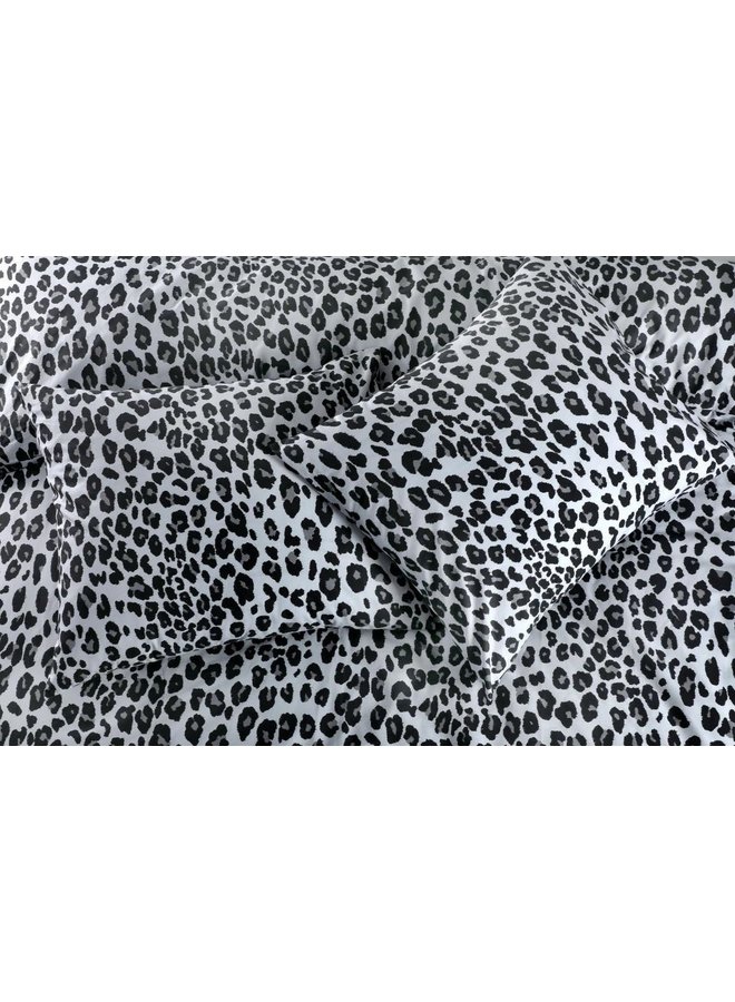 Day Dream Dekbedovertrek Panter Grijs - Katoen