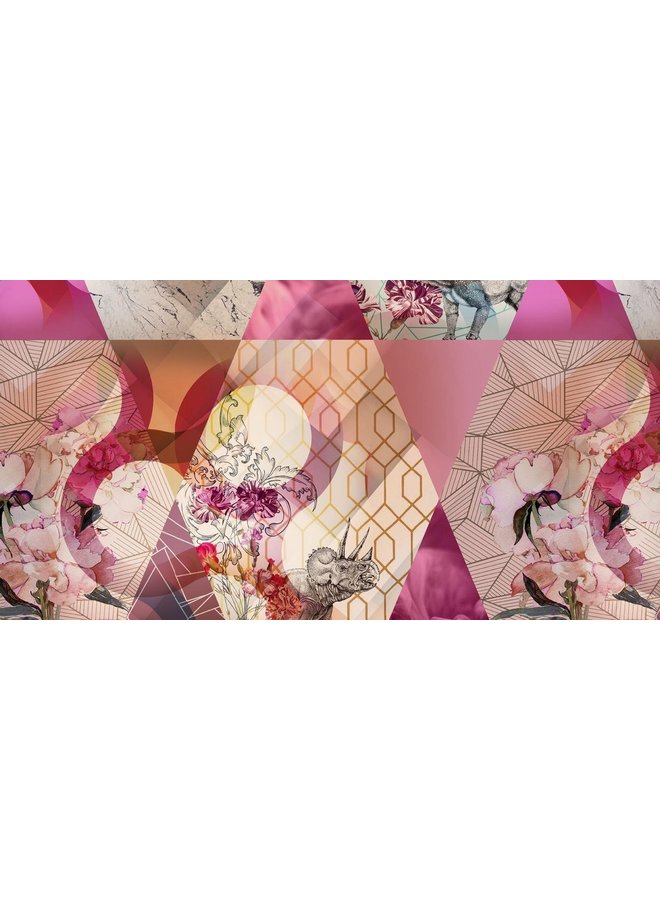 Good Morning Dekbedovertrek Escape Roze - Katoen