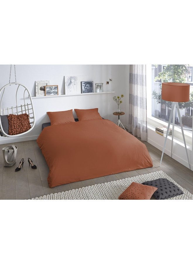 Good Morning Dekbedovertrek Uni Terra - Katoen