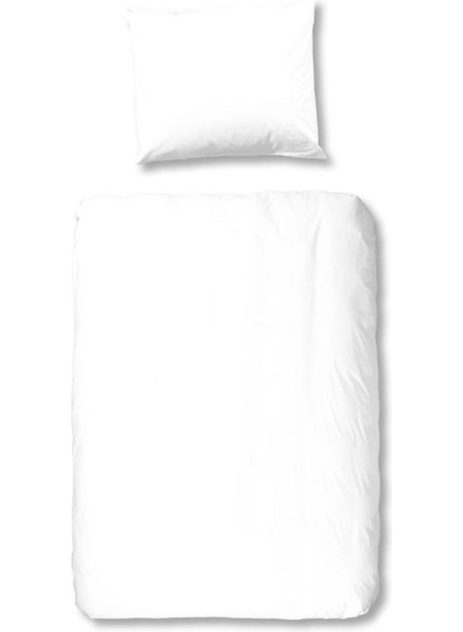 Good Morning Dekbedovertrek Uni Wit - Katoen