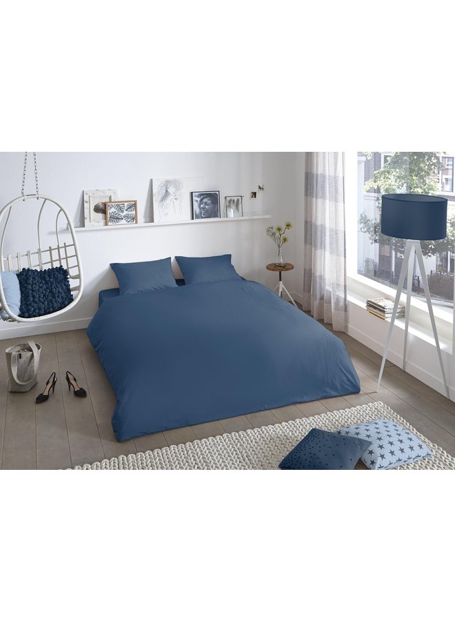 Good Morning Dekbedovertrek Uni Denim - Katoen