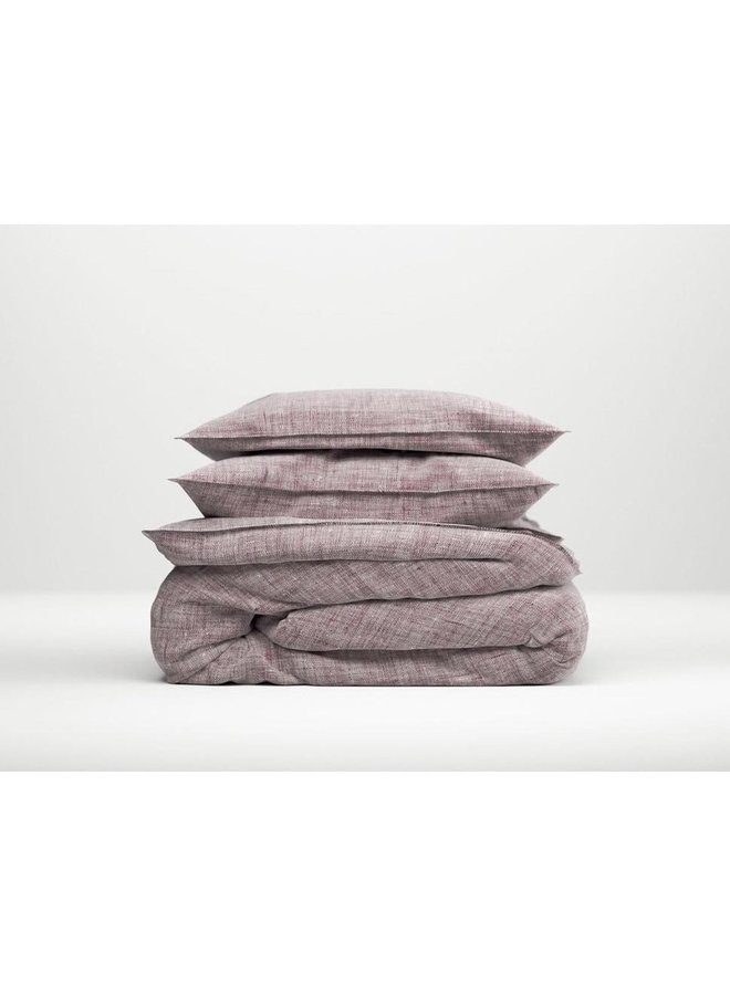 ZO! Home Dekbedovertrek Lino Paars - Katoen