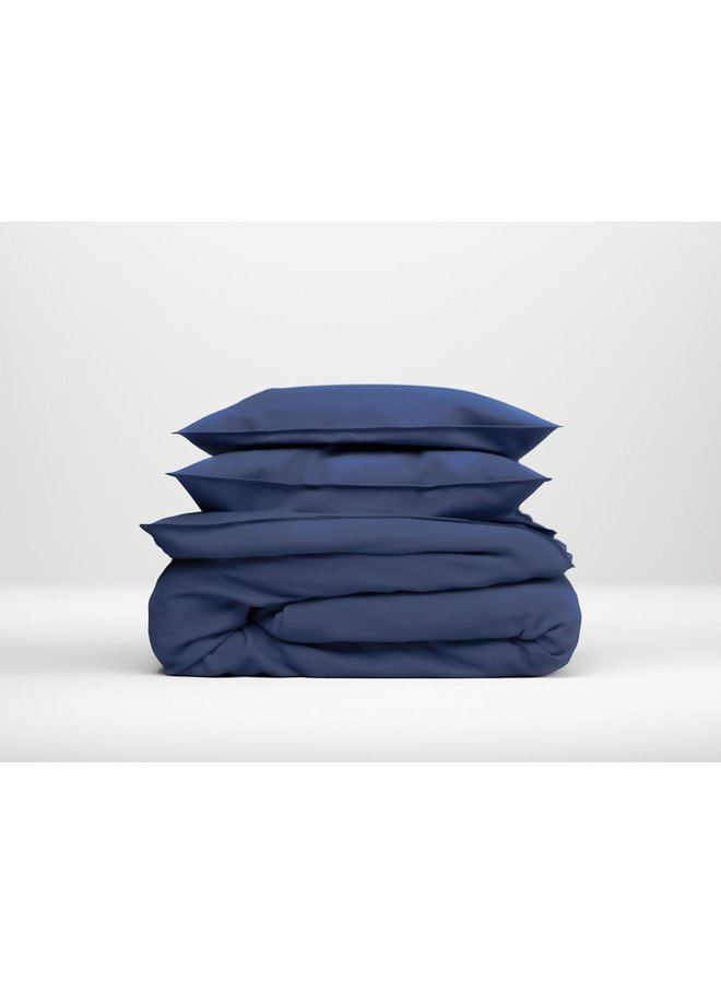 ZO! Home Dekbedovertrek Satinado Blauw - Katoensatijn