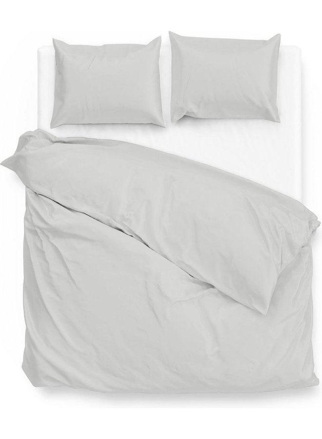 Dekbedovertrek Satinado Licht Grijs - Katoensatijn