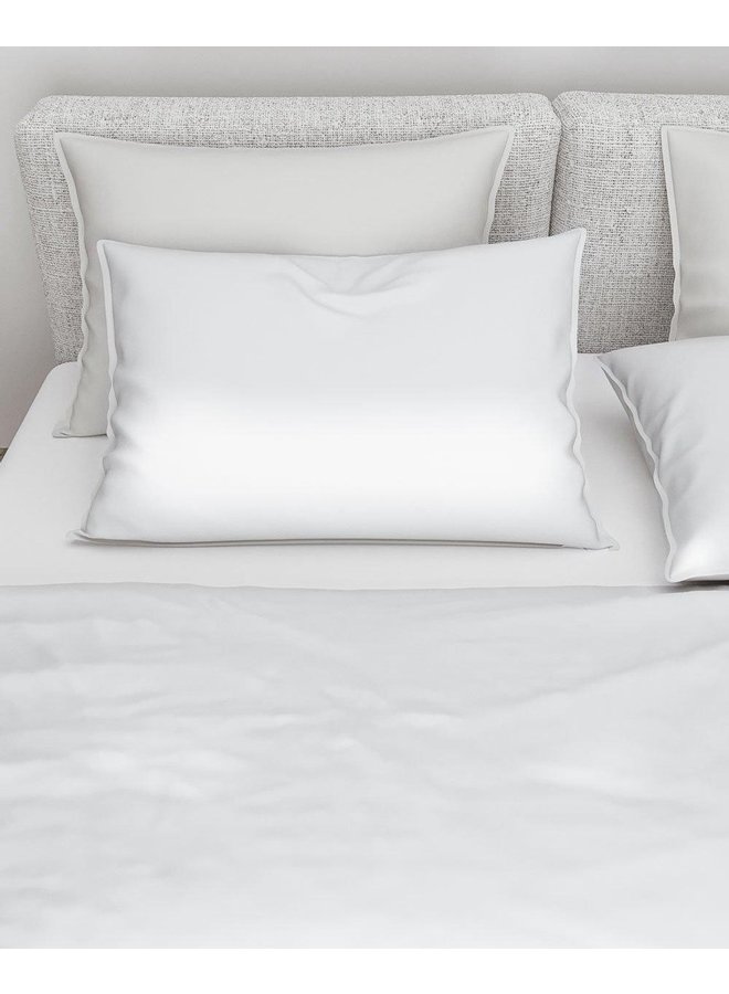 ZO! Home Dekbedovertrek Satinado Licht Grijs - Katoensatijn