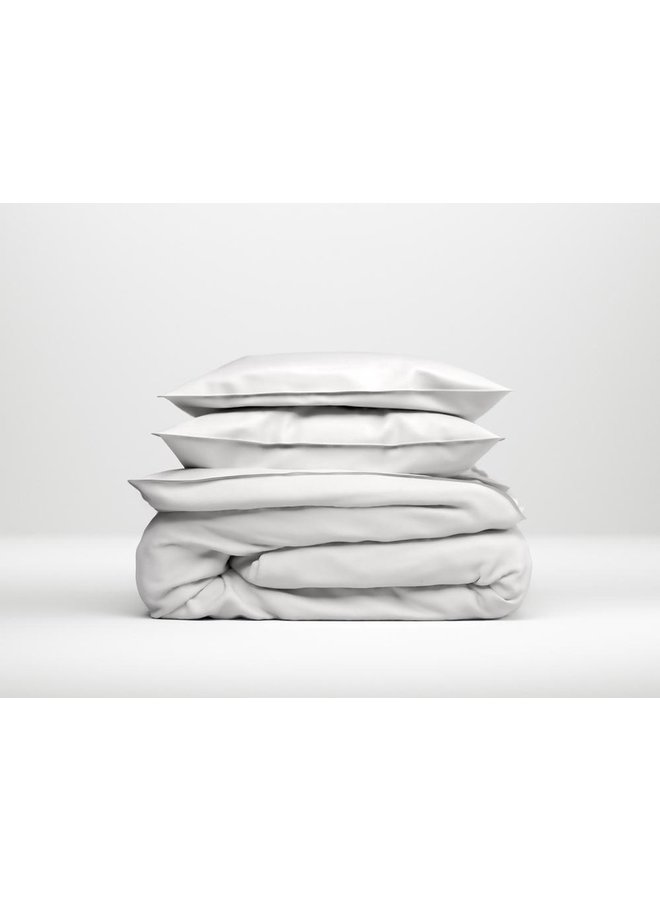 ZO! Home Dekbedovertrek Satinado Licht Grijs - Katoensatijn