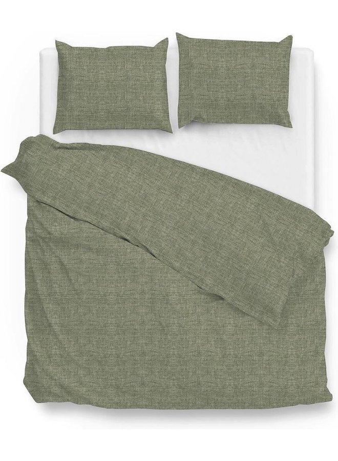 Dekbedovertrek Lino Army Groen - Katoen