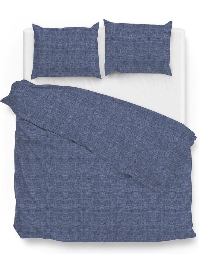 Dekbedovertrek Lino Urban Blauw - Katoen