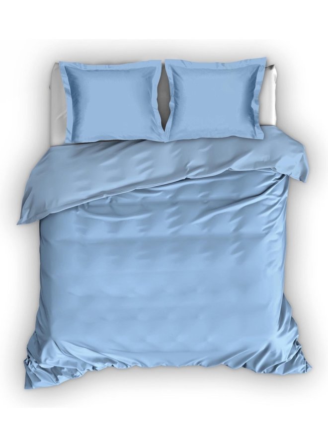 Egyptisch Percale Katoen Dekbedovertrek Blauw