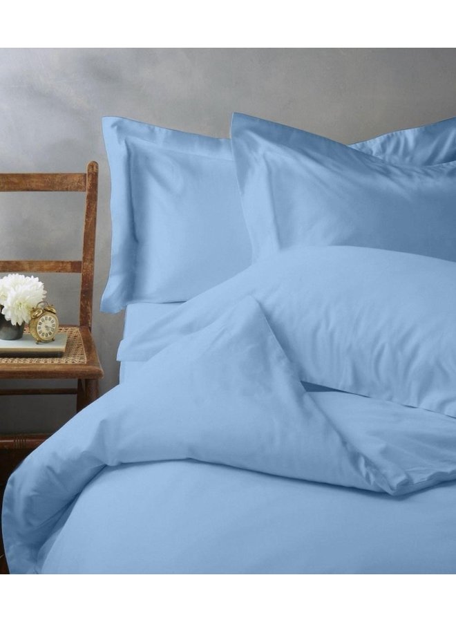 Cascina Colorini Dekbedovertrek Park Lane Blauw - Egyptisch Percale Katoen