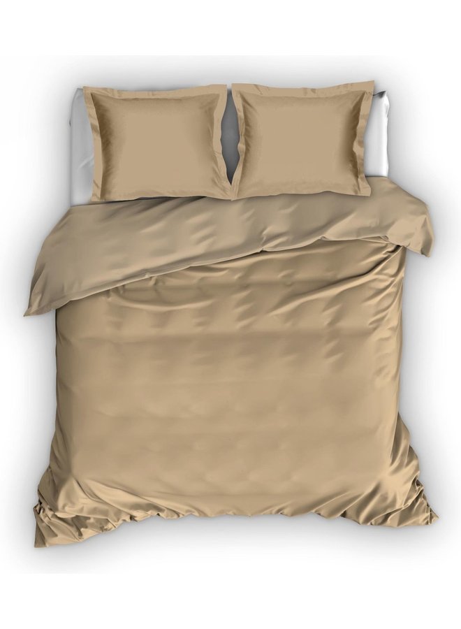 Dekbedovertrek Park Lane Zand - Egyptisch Percale Katoen