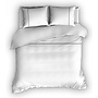 Cascina Colorini Dekbedovertrek Divina Wit/Antraciet - Egyptisch Percale Katoen