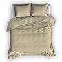 Cascina Colorini Dekbedovertrek Divina Zand/Wit - Egyptisch Percale Katoen