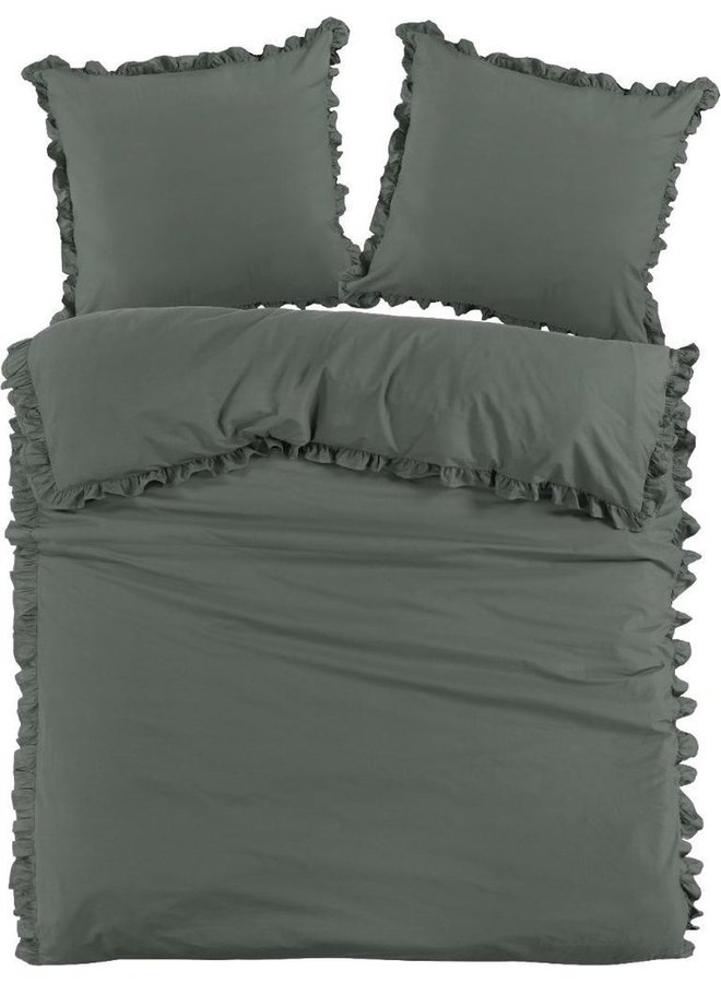 Dekbedovertrek Deauville Groen - Percale Katoen PL3