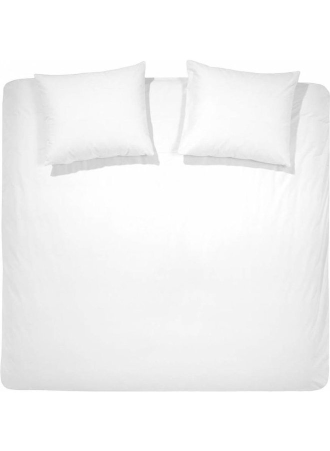 Dekbedovertrek Weekend Wit - Percaline Katoen PL1