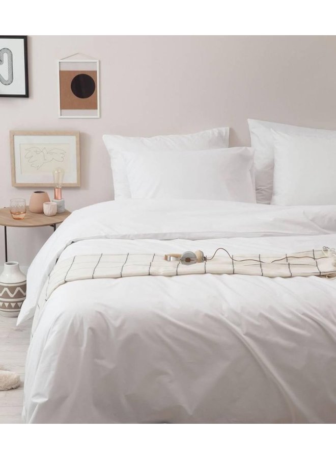 Cinderella Dekbedovertrek Weekend Wit - Percale Katoen