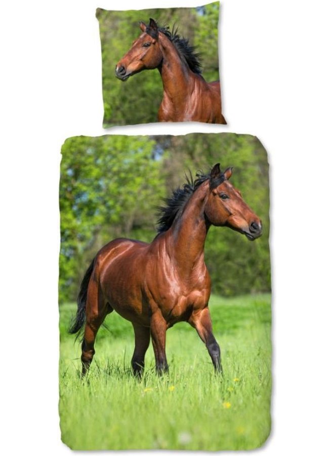 Dekbedovertrek Kids Running Horse Multi - Katoen PL3