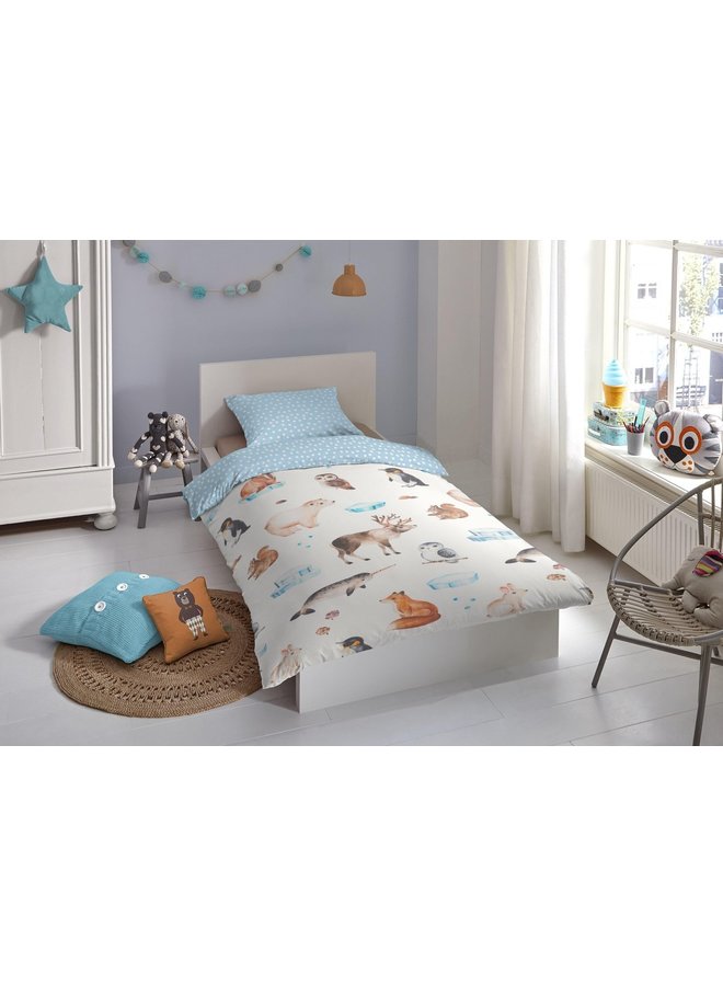 Good Morning Dekbedovertrek Kids Cold Multi - Flanel