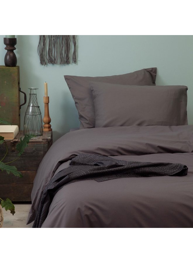 Cinderella Dekbedovertrek Weekend Antraciet - Percale Katoen