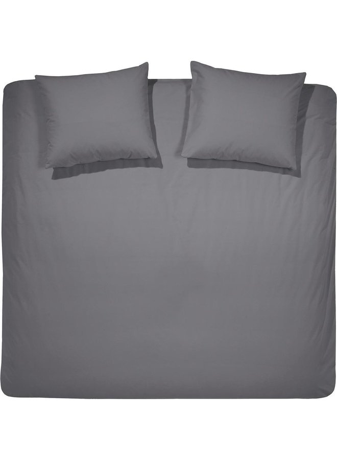Dekbedovertrek Weekend Antraciet - Percale Katoen