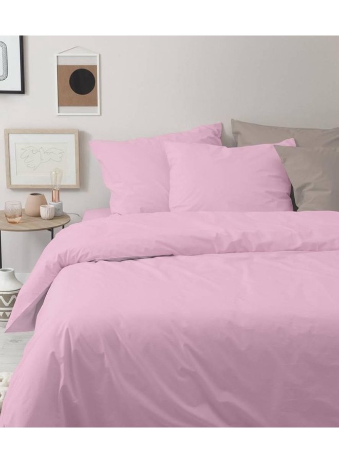 Cinderella Dekbedovertrek Weekend Roze - Percale Katoen