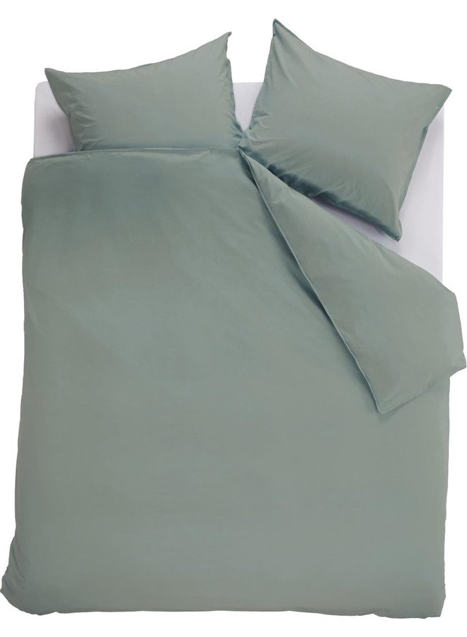 Dekbedovertrek Uni Groen - Katoen PL1