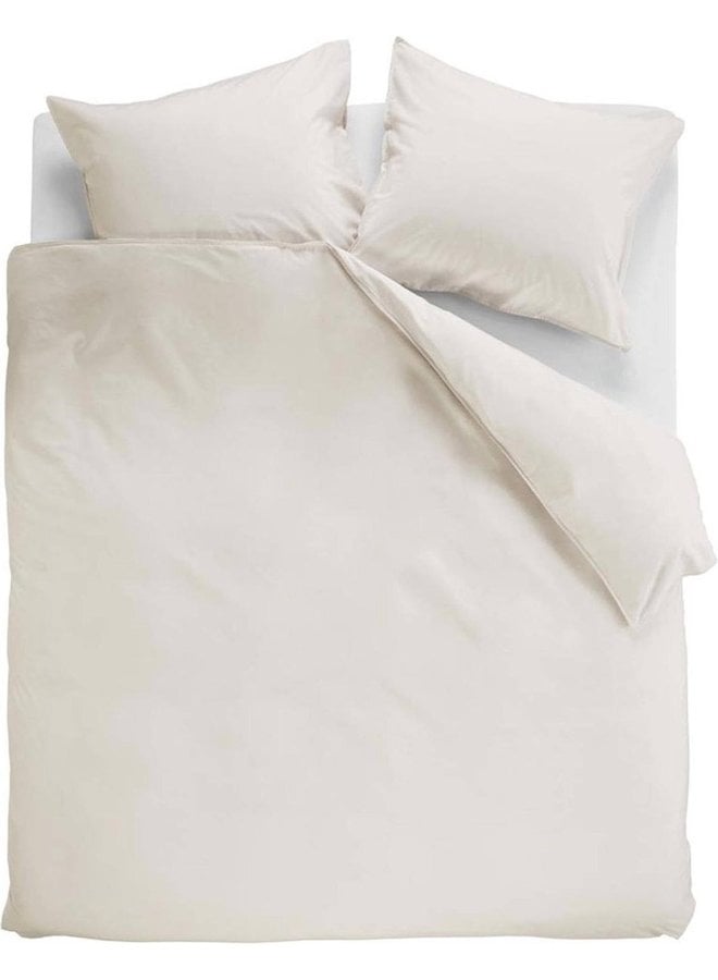 Ambiante Dekbedovertrek Uni Ivoor - Katoen