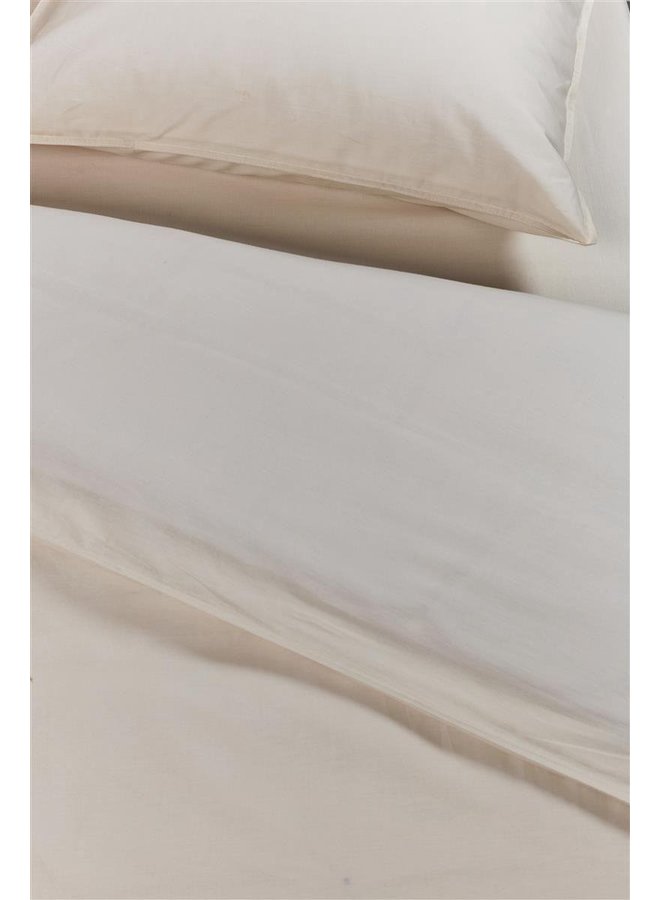 Ambiante Dekbedovertrek Uni Zand- Katoen