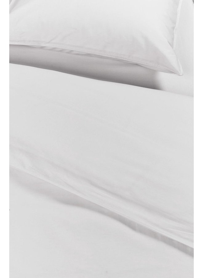 Ambiante Dekbedovertrek Uni Wit - Katoen