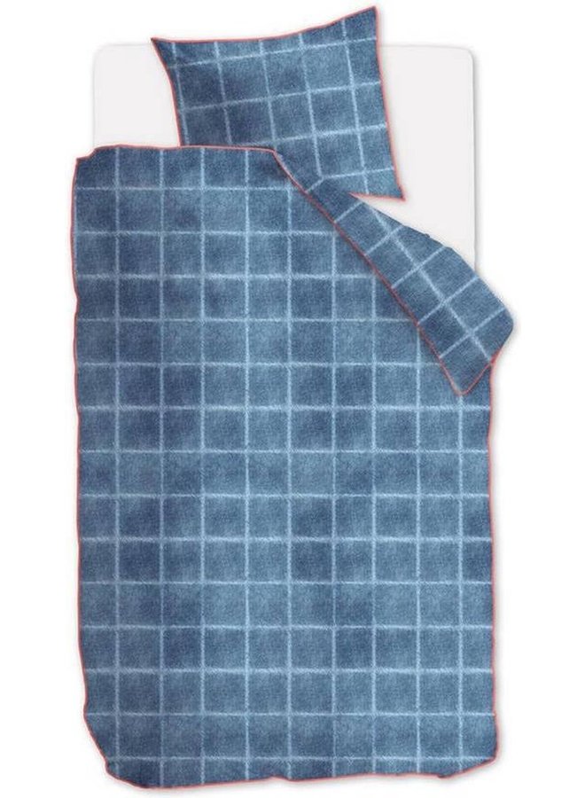 At Home Dekbedovertrek Denim Blauw - Katoen