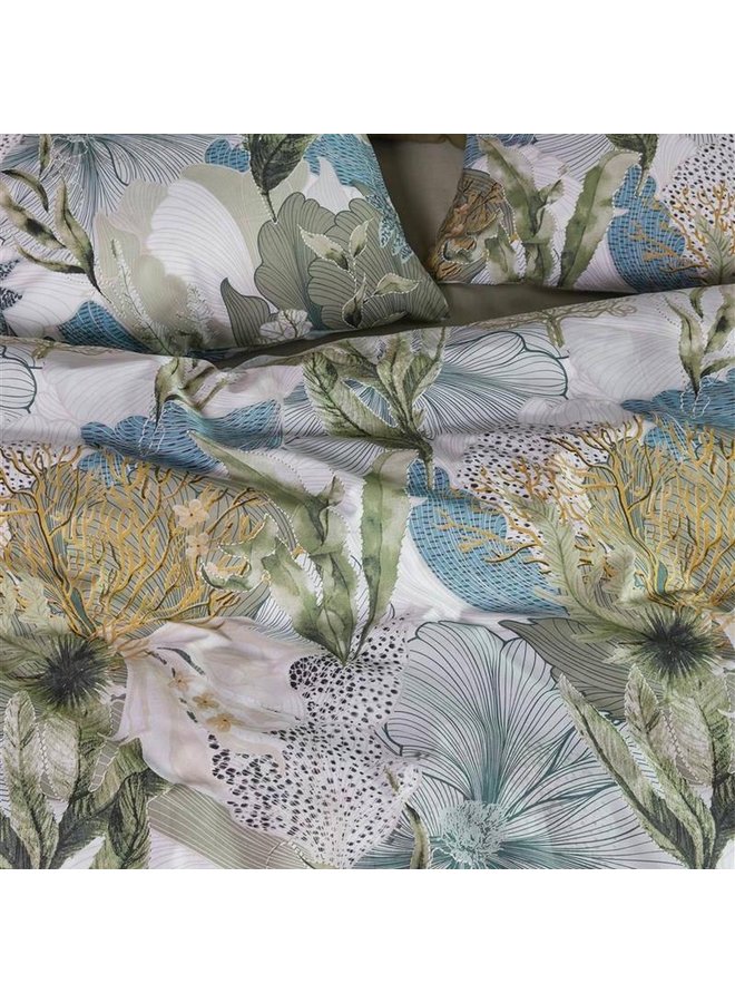 Ariadne At Home Dekbedovertrek Hidden Groen - Katoen