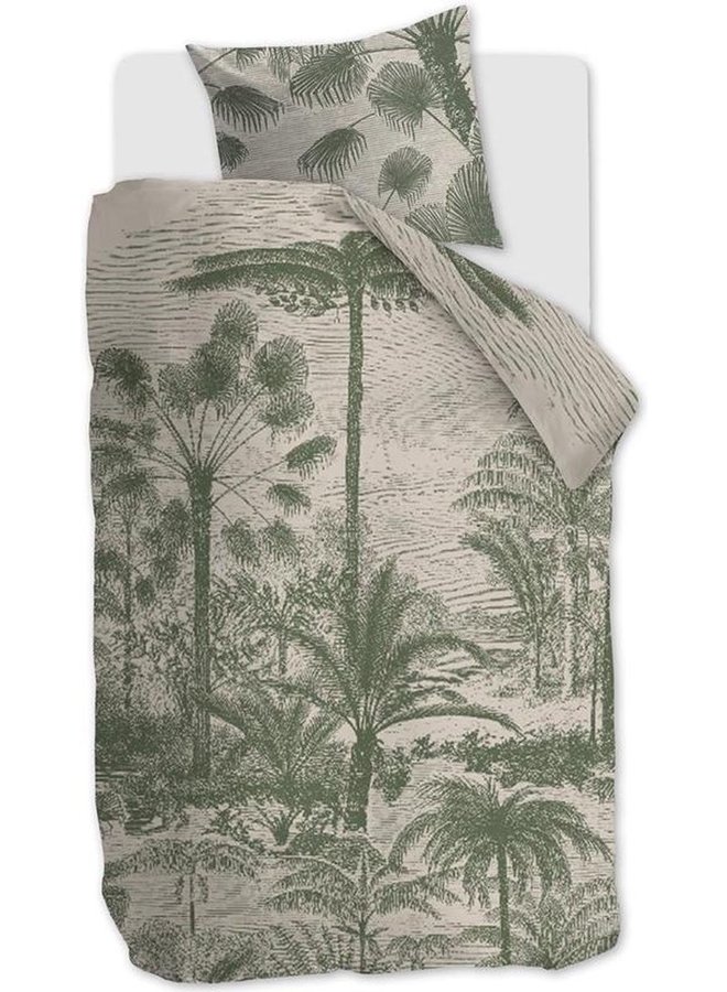 At Home Dekbedovertrek Tour du Monde Zand - Katoen