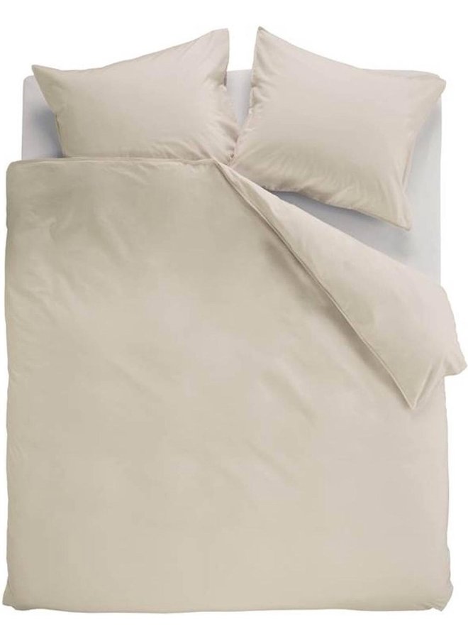 Dekbedovertrek Organic Basic Uni Zand - Biologisch Katoen