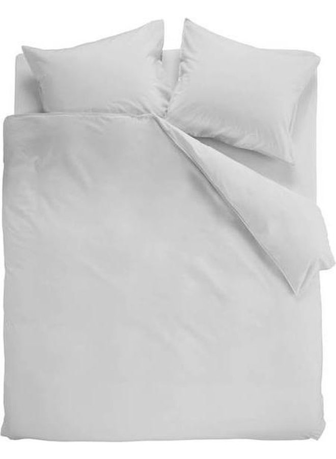 Dekbedovertrek Organic Basic Uni Licht Grijs - Biologisch Katoen
