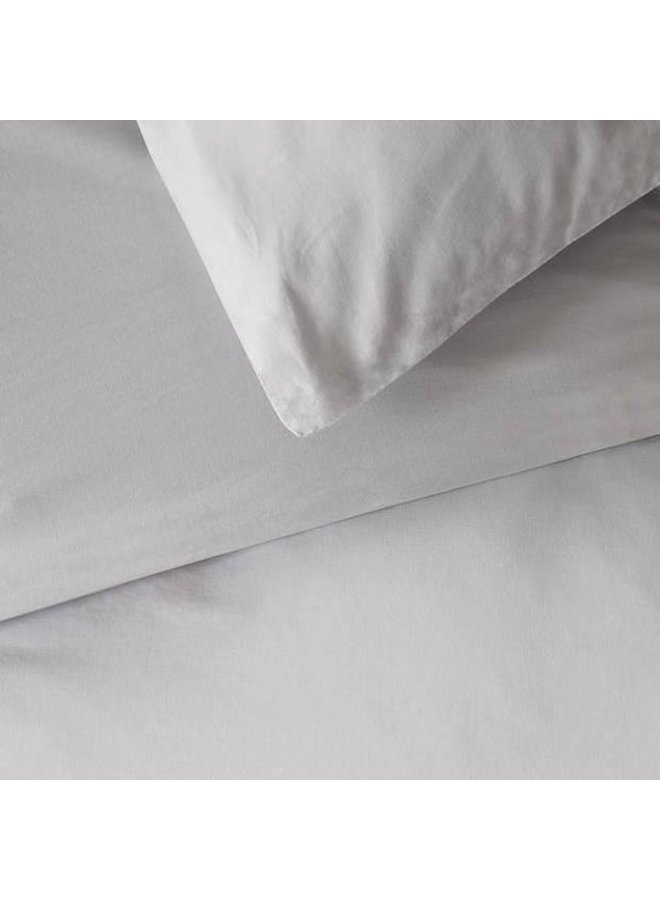 Beddinghouse Dekbedovertrek Organic Basic Uni Licht Grijs - Biologisch Katoen