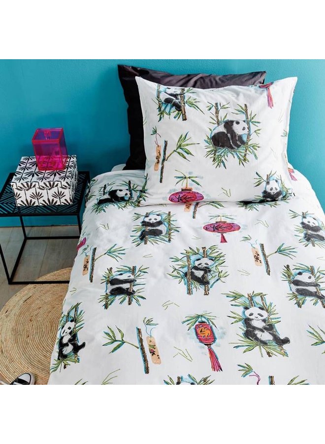 Beddinghouse Dekbedovertrek Kids Panda Dream Multi - Katoen
